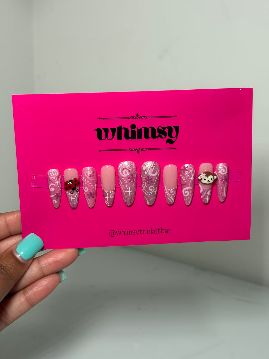 Pink Swirly Set