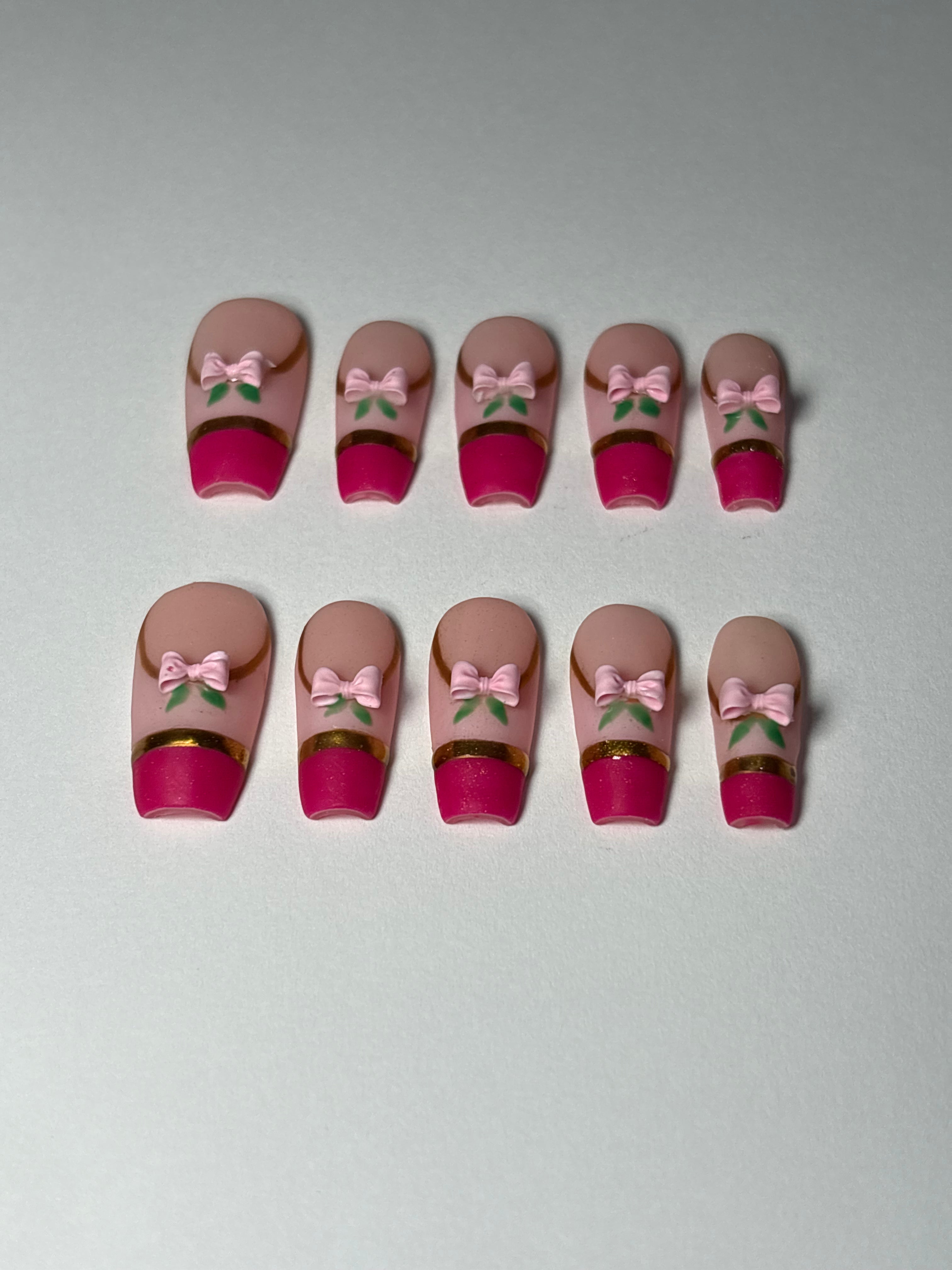 Barbie princess nails