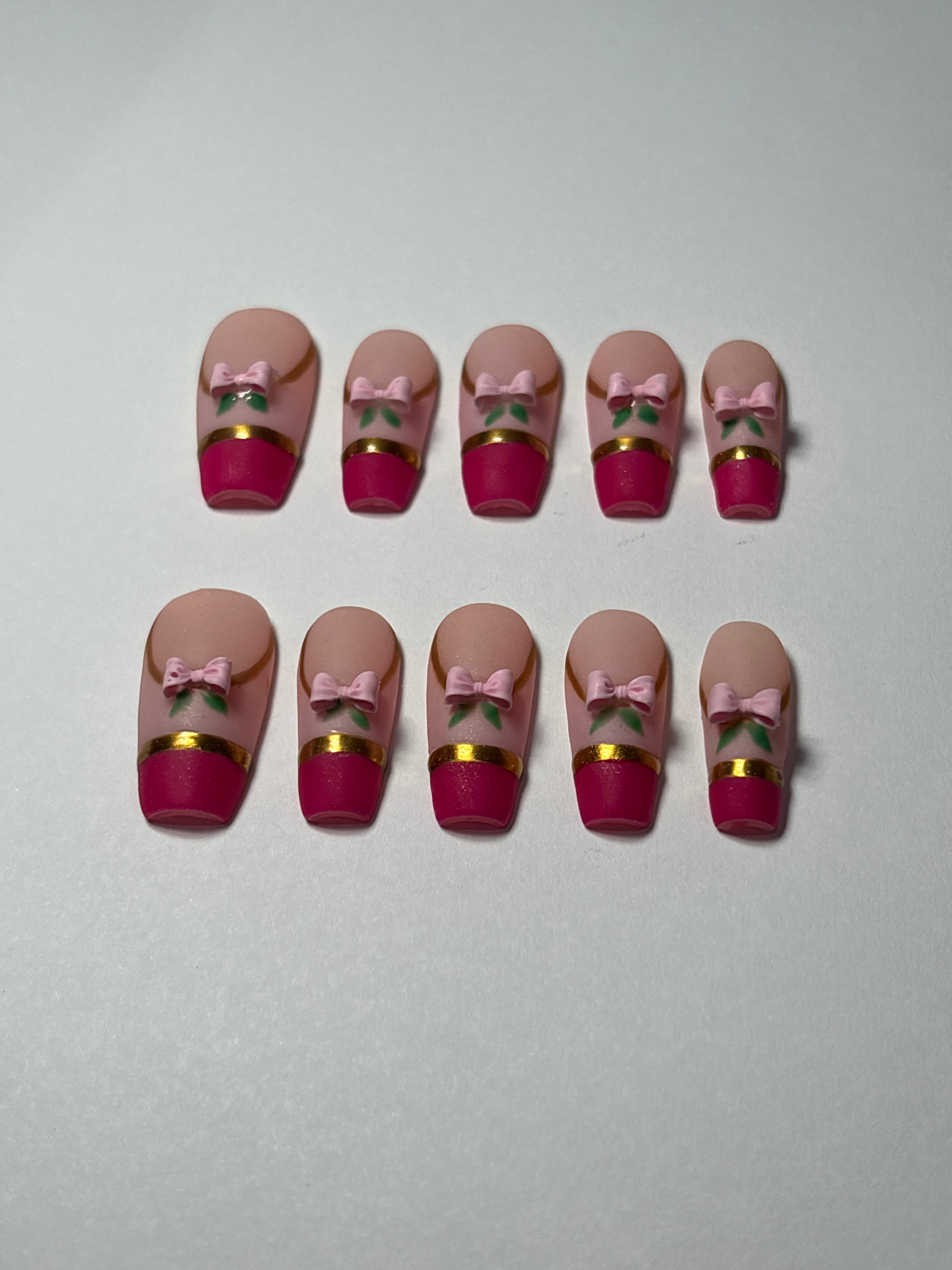 Barbie princess nails