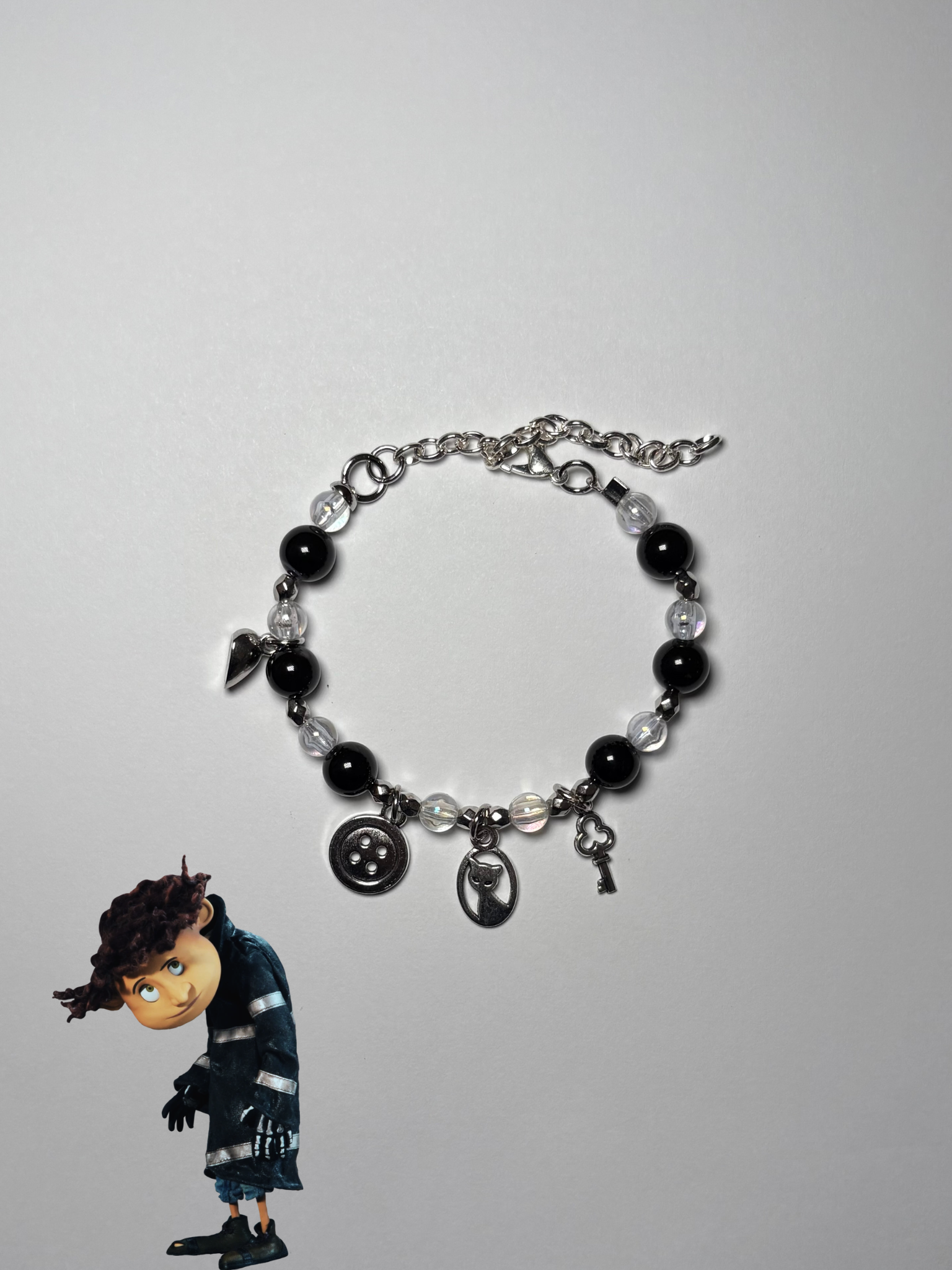 Coraline and Wybie Bracelet Set